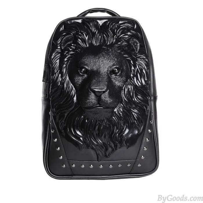 FASHION WILD ORIGINAL 3D LIONSHAPED RIVET BACKPACK