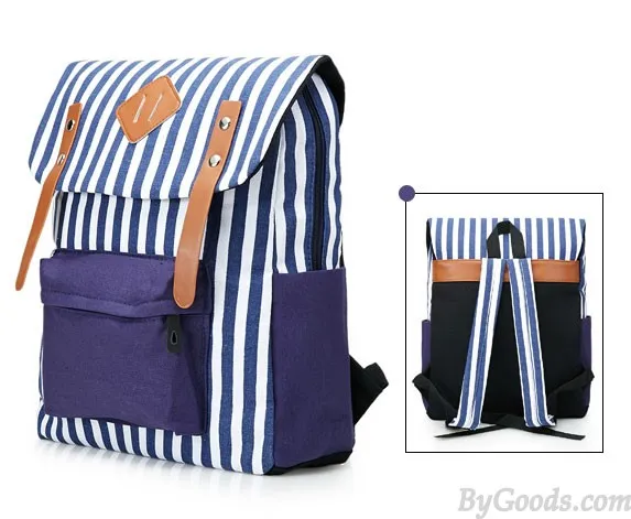 Fashional College Female Retro Canvas Backpack 