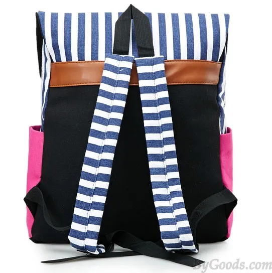 Fashional College Female Retro Canvas Backpack 
