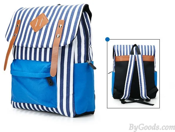 Fashional College Female Retro Canvas Backpack 