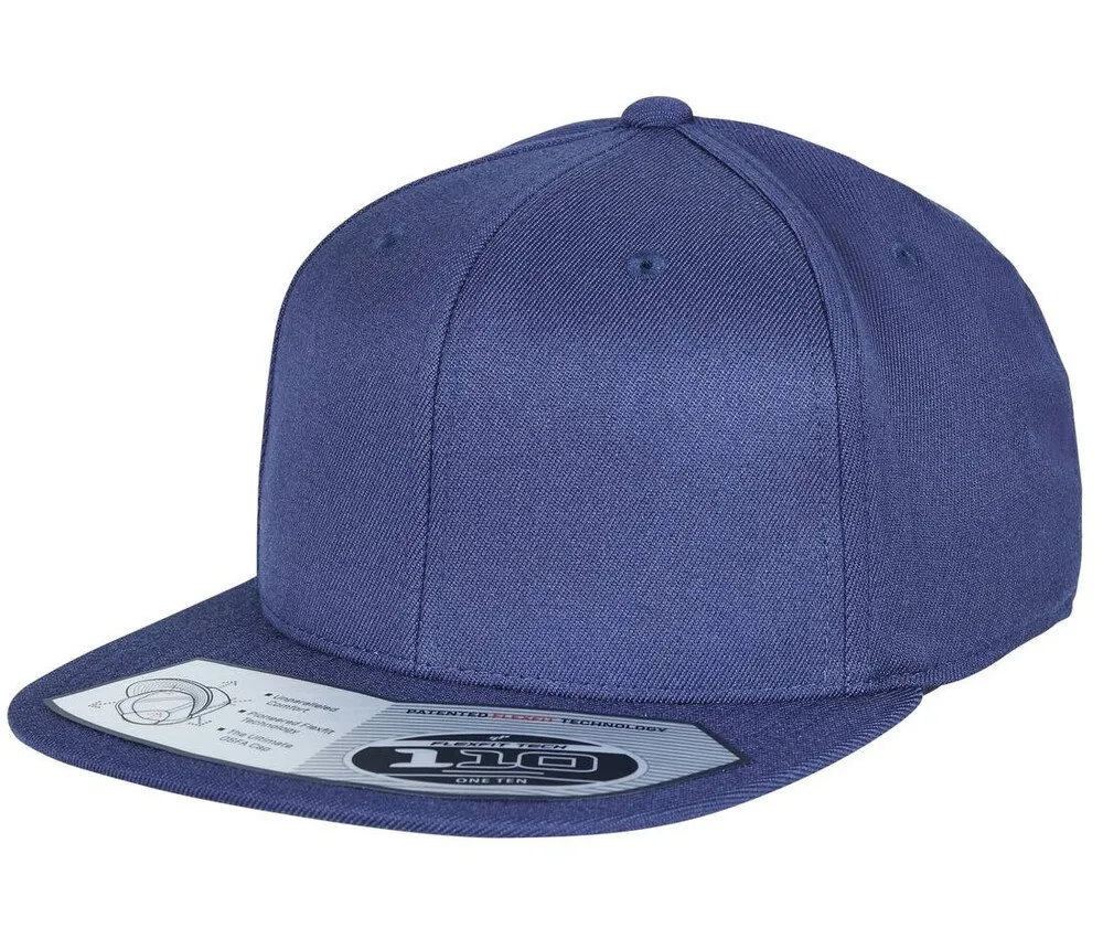 FLEXFIT FX110  FITTED CAP WITH FLAT VISOR  AZUL MARINO