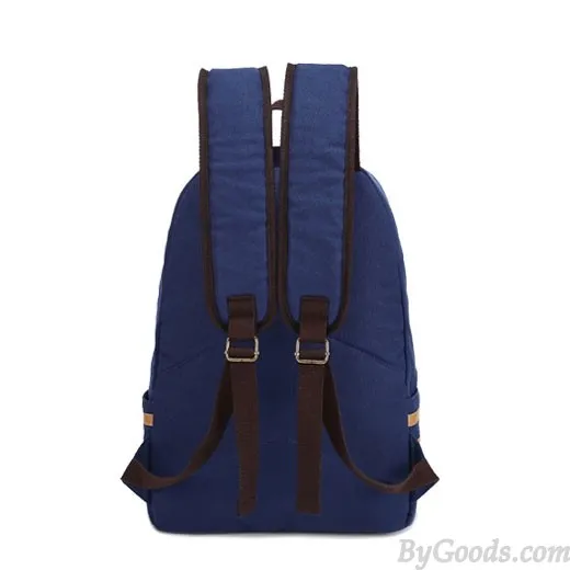 Folk Style Pure Irregular Printed Geometry Canvas Backpack