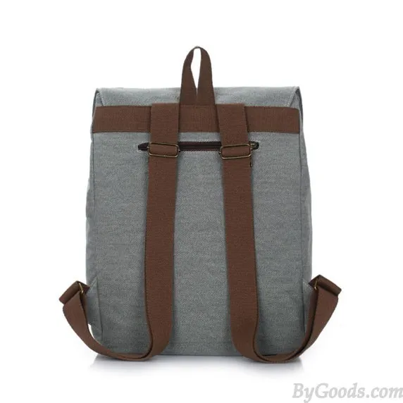 Forever British Style College Canvas Backpack
