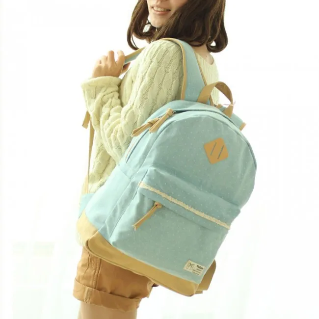 Fresh Trunk Dot Lace Backpack