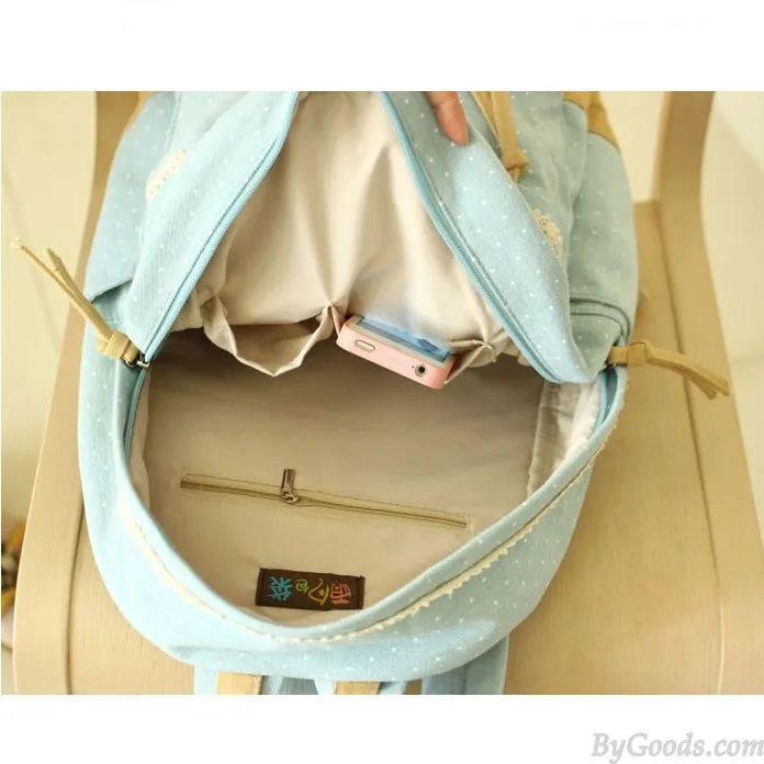 Fresh Trunk Dot Lace Backpack