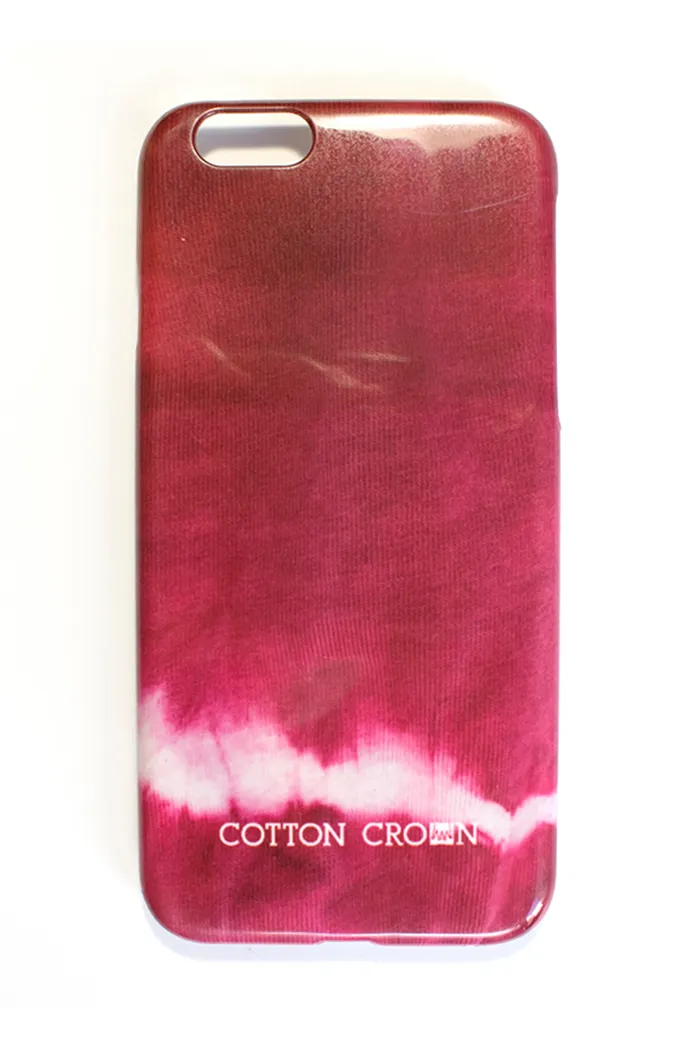 Funda iPhone Tie&Dye Granate