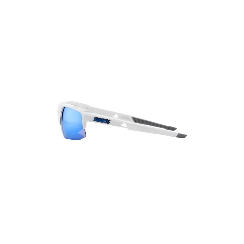 GAFAS DE SOL 100% SPEEDCOUPE (BLANCO MATE  LENTE MULTICAPA ESPEJADA AZUL HIPER)