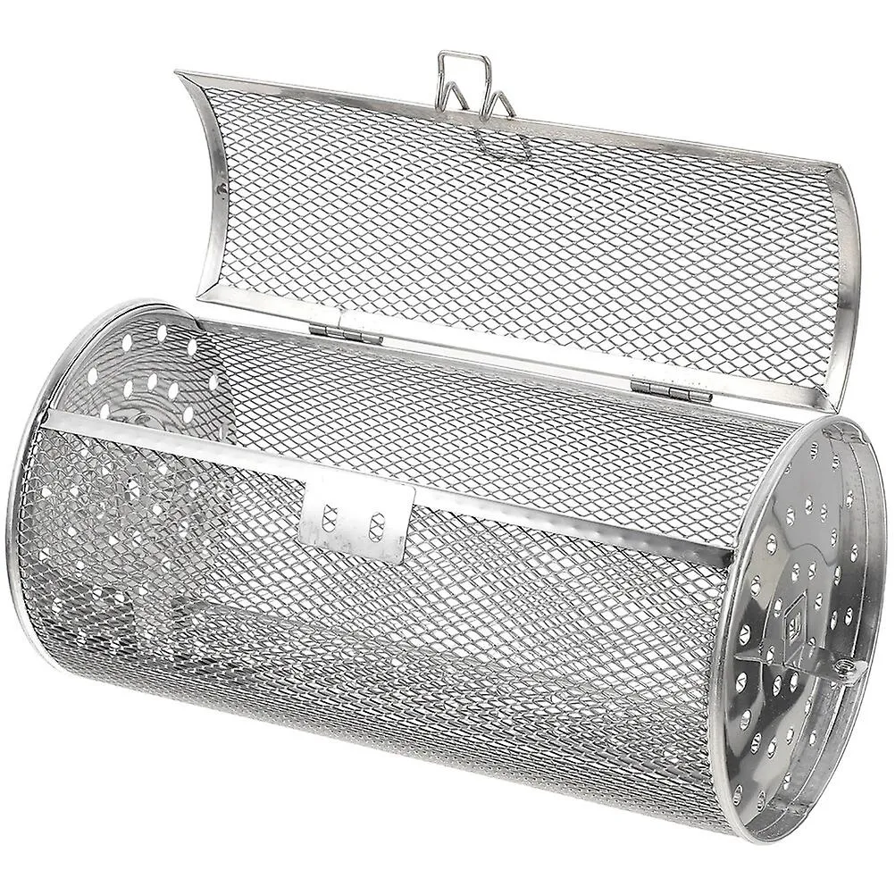 Grill Roaster Drum Stainless Steel Air Fryer Oven Basket Metal Oven Rack Rotisserie Basket