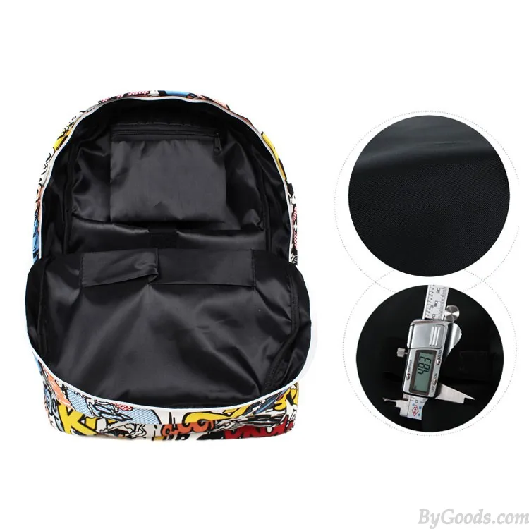 Harajuku Style Graffiti Cartoon Backpack
