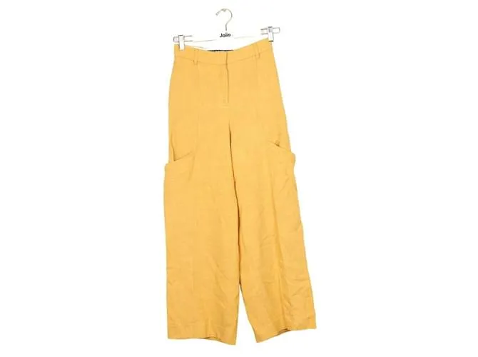 Jacquemus Pantalón ancho amarillo La Collectionneuse 