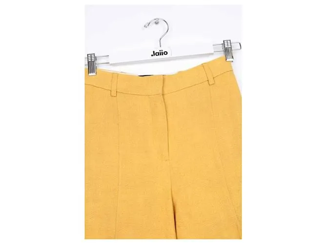 Jacquemus Pantalón ancho amarillo La Collectionneuse 