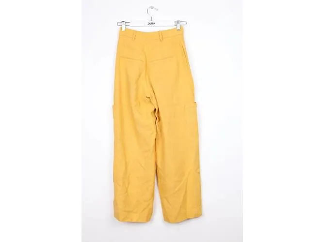 Jacquemus Pantalón ancho amarillo La Collectionneuse 