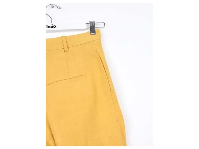 Jacquemus Pantalón ancho amarillo La Collectionneuse 