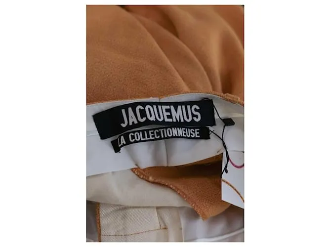 Jacquemus Pantalón ancho amarillo La Collectionneuse 