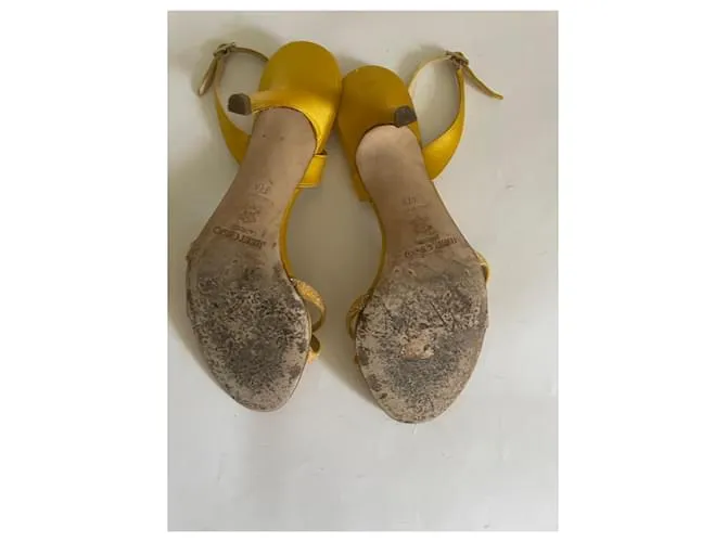 Jimmy Choo Sandalias Amarillo 