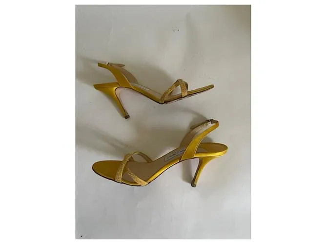 Jimmy Choo Sandalias Amarillo 