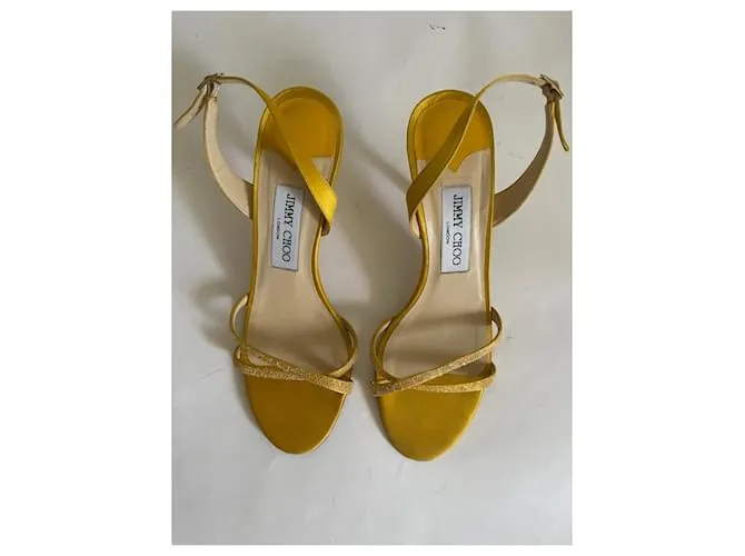 Jimmy Choo Sandalias Amarillo 