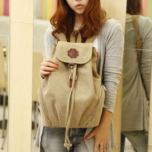 Leisure Fresh School Canvas Backpack