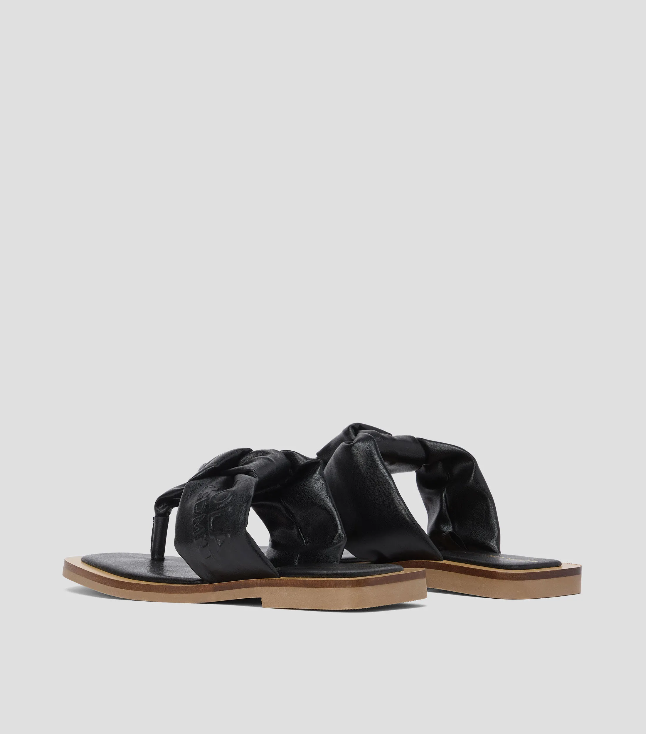 Lola Casademunt by Maite Sandalias Planas con Nudo Mujer