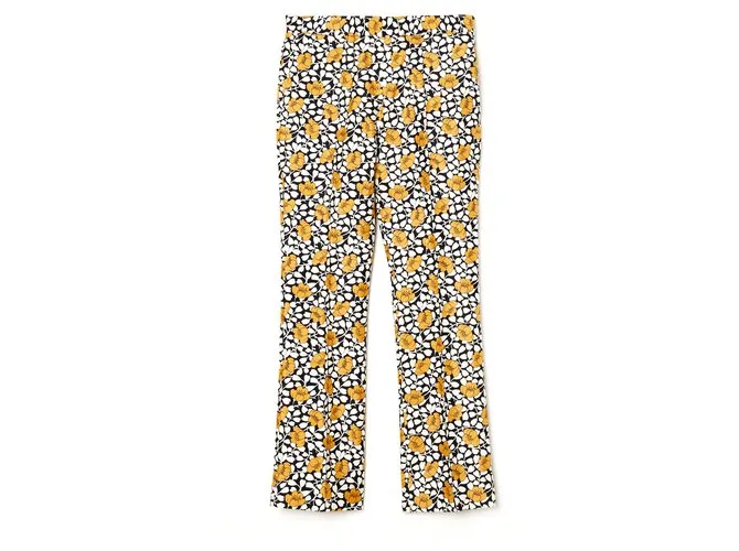 Marni FLOR NEGRO FRF36/38 Crudo Amarillo 