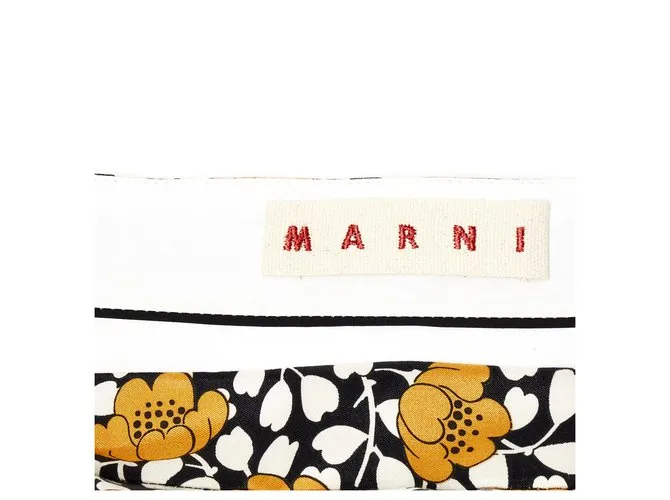 Marni FLOR NEGRO FRF36/38 Crudo Amarillo 