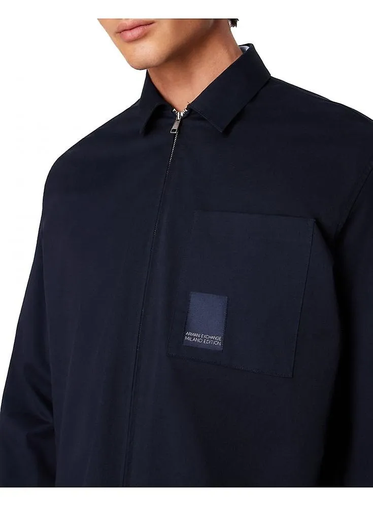 Men's Armani Exchange Shirt Navy Blue