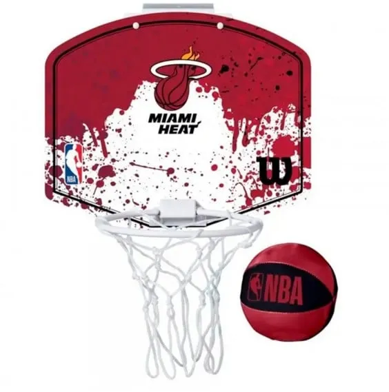 Mini Canasta Miami Heat NBA Team Mini Hoop