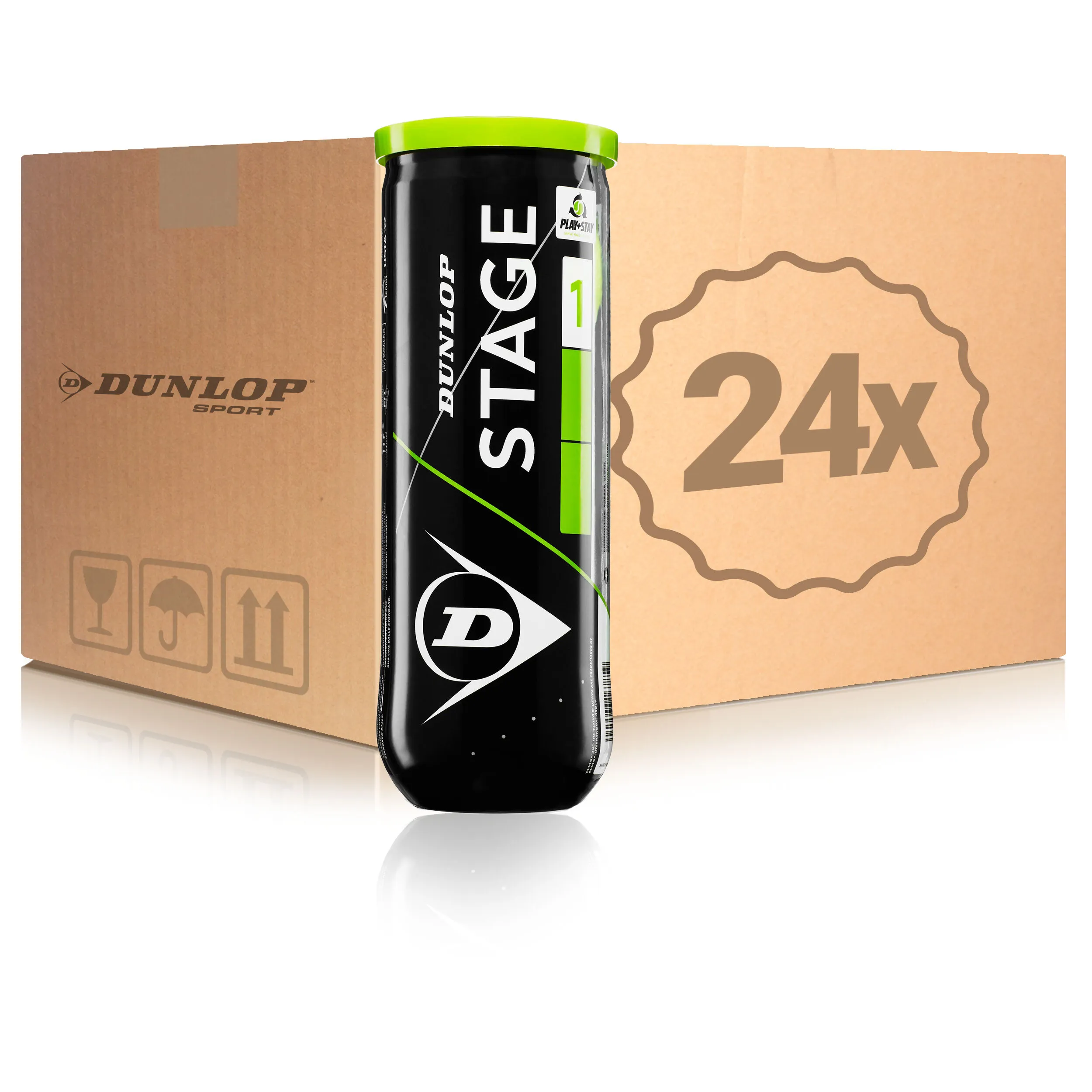 Mini Tennis (Stage 1) 24 Botes De 3 Pelotas En Caja