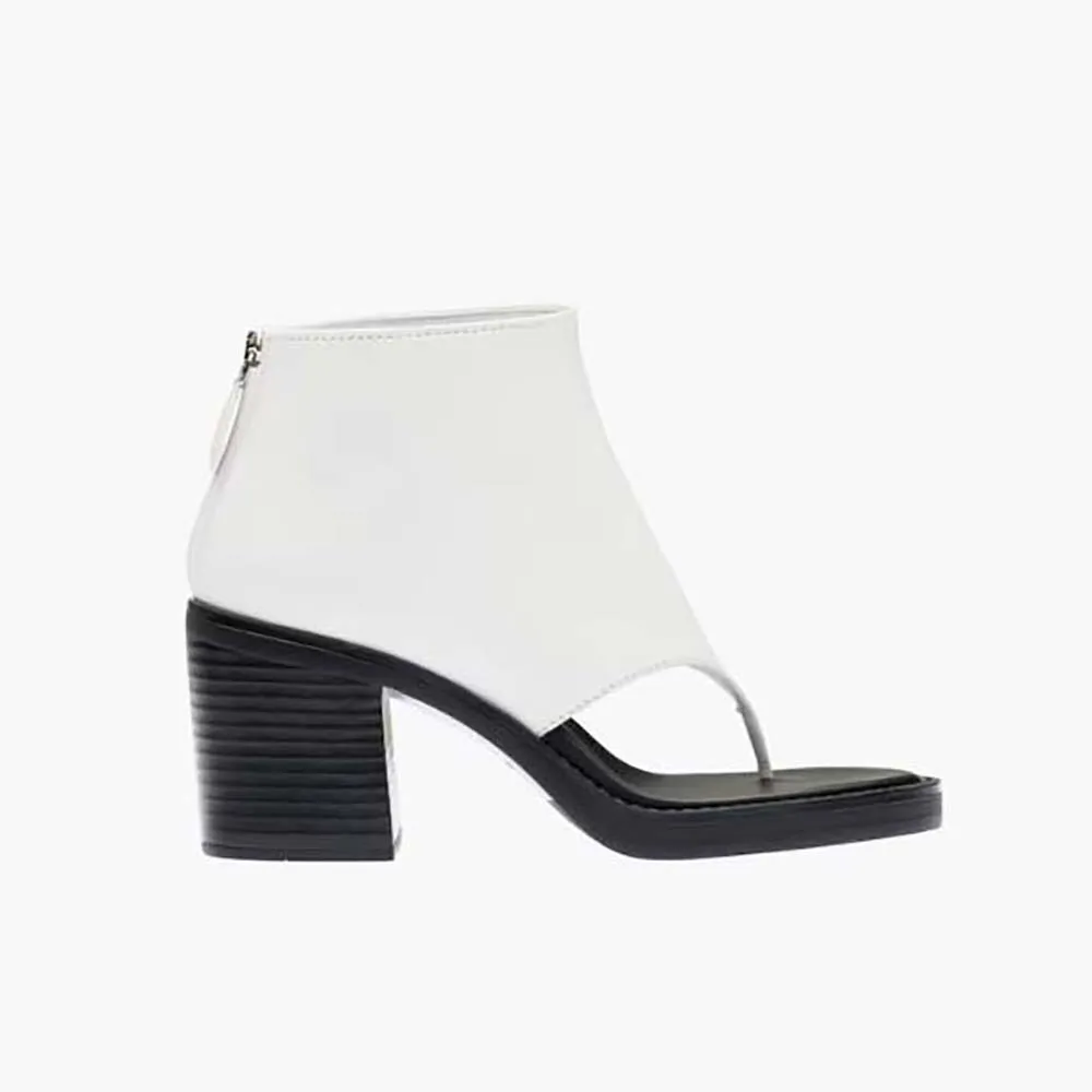 MIU MIU BOTINES DE CUERO MUJERBLANCO