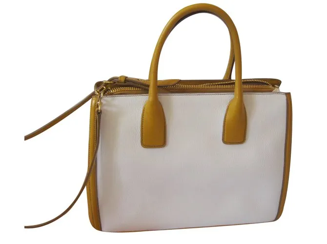 Miu Miu Madras de dos tonos Amarillo 