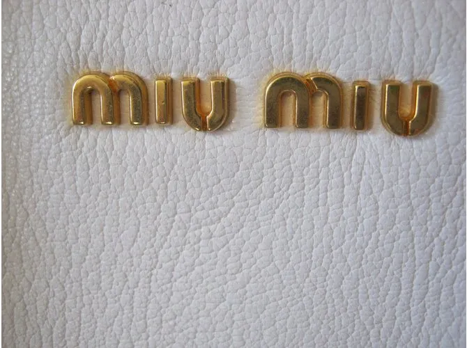 Miu Miu Madras de dos tonos Amarillo 