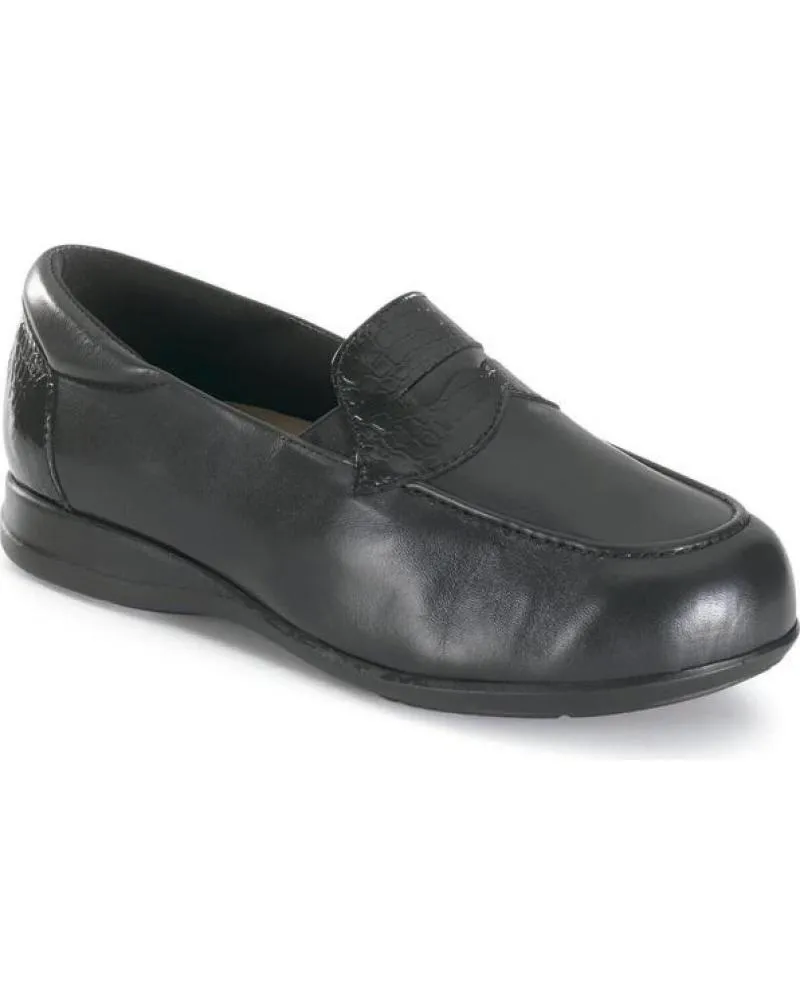 Mocasines de Mujer y Hombre CALZAMEDI MUJER MOCASIN 0507 COMODO ANCHO UNISEX NEGRO