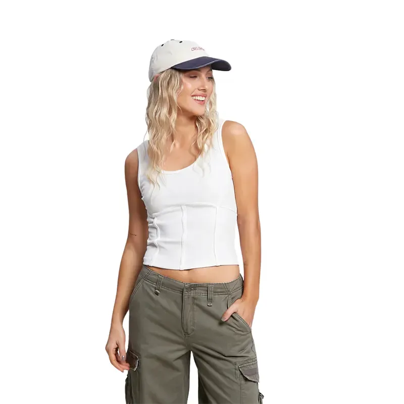 Musculosa Rusty Dylan Skimmer Mujer Blanco