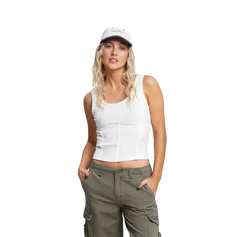 Musculosa Rusty Dylan Skimmer Mujer Blanco