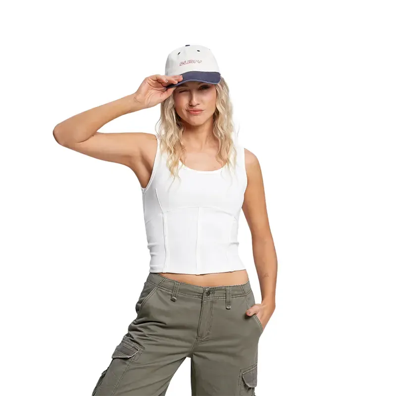 Musculosa Rusty Dylan Skimmer Mujer Blanco
