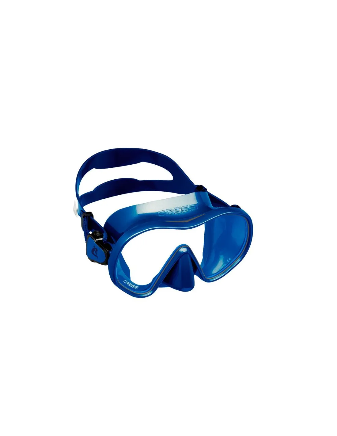 MáSCARA CRESSI FDUAL TRANSPARENTEAZUL