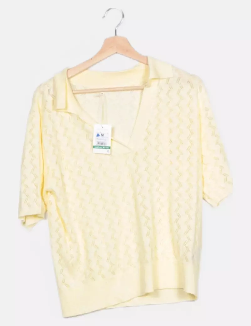 Natura Polo calado amarillo