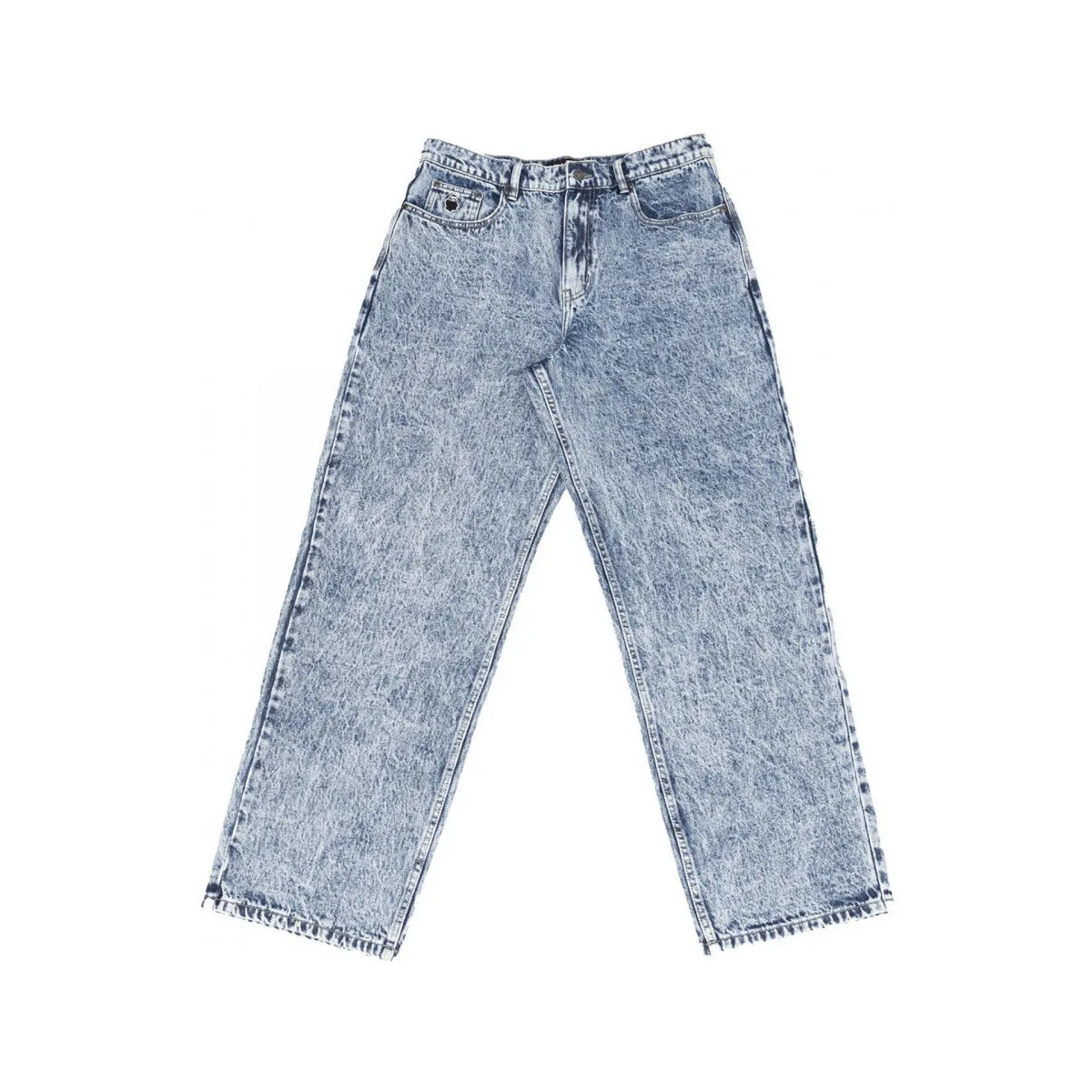 Pant biggerfoot denim light
