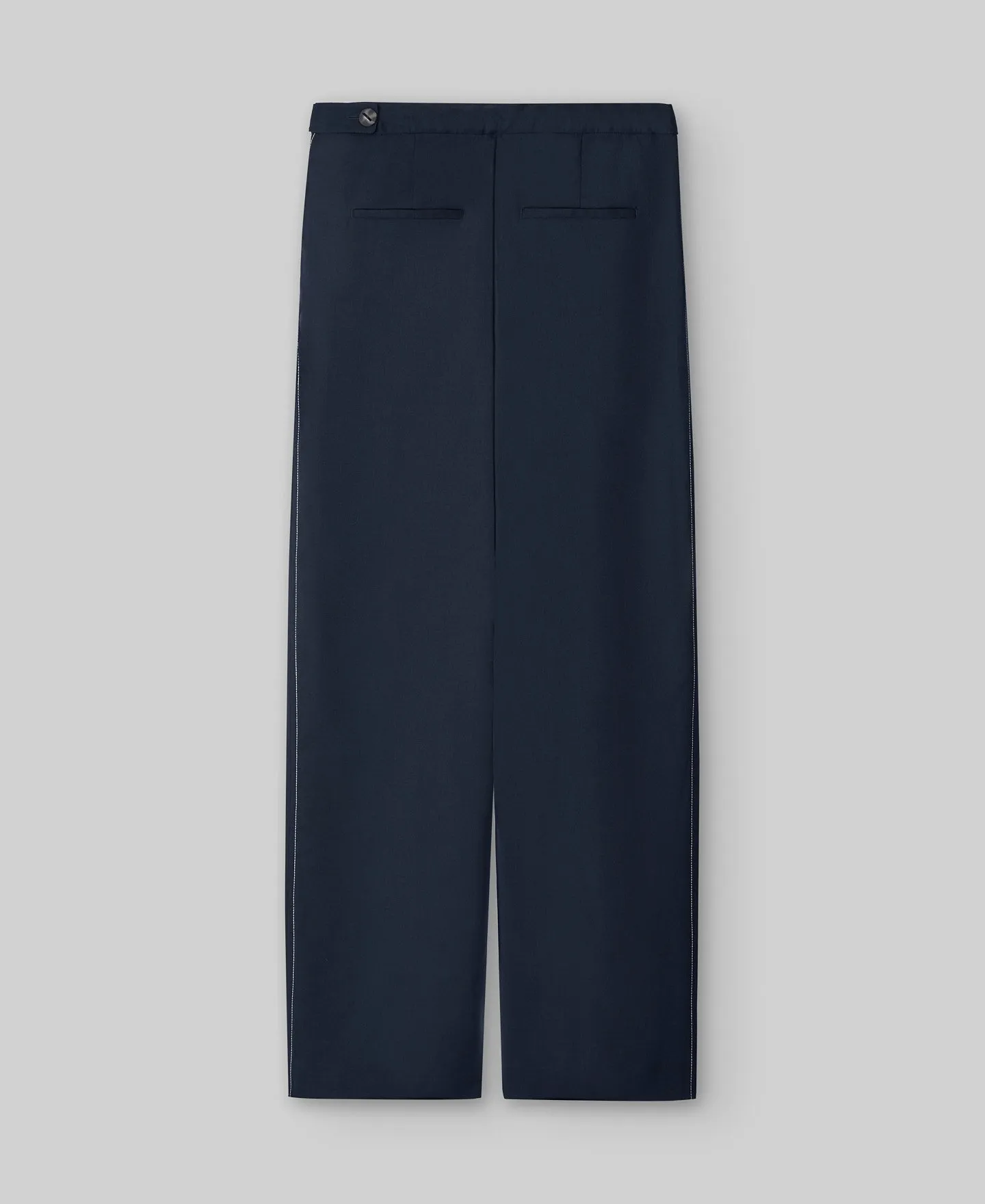 Pantalón sastre azul marino mujer