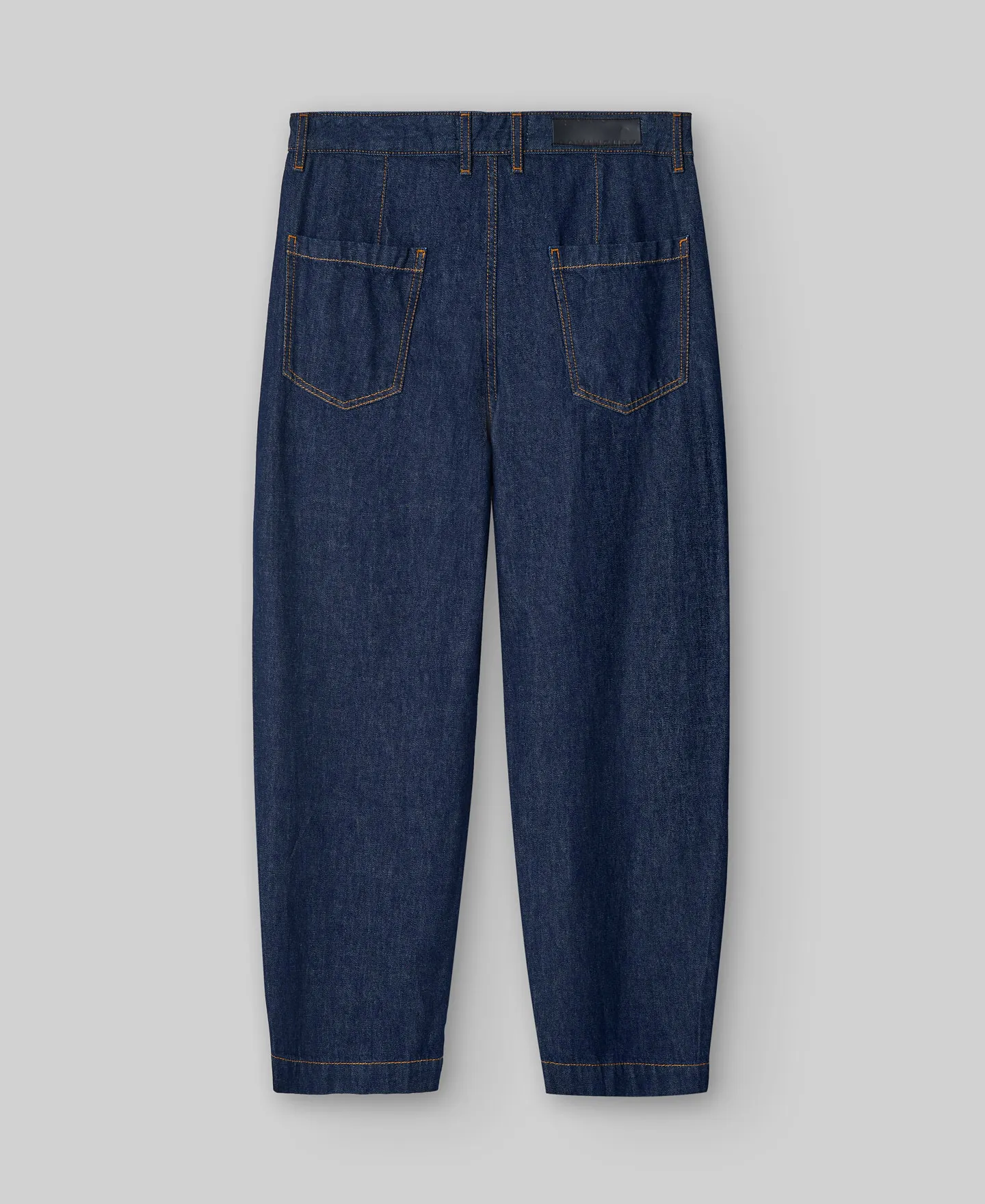 Pantalón vaquero barrel fit azul hombre