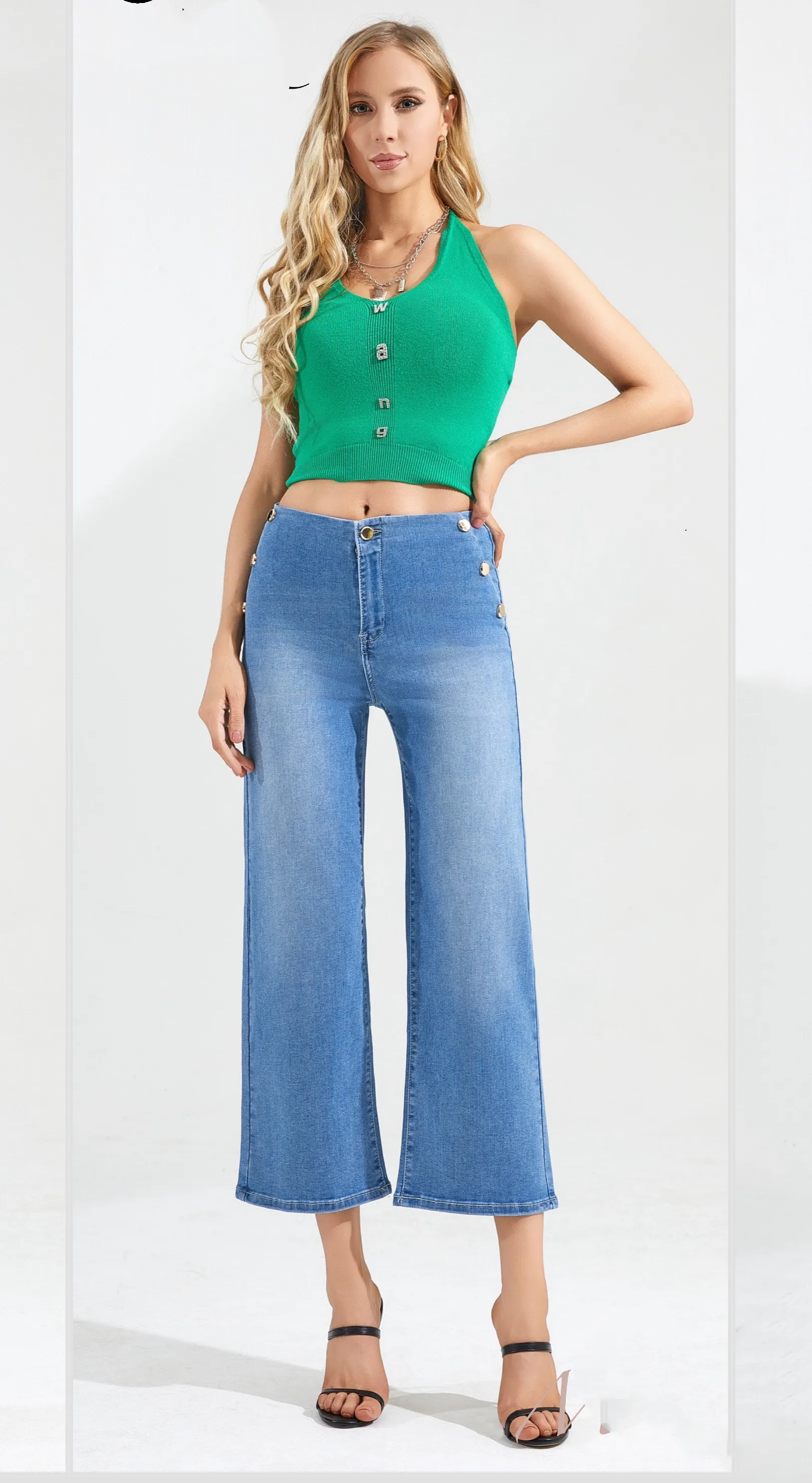 PANTALON VAQUERO BOTONES