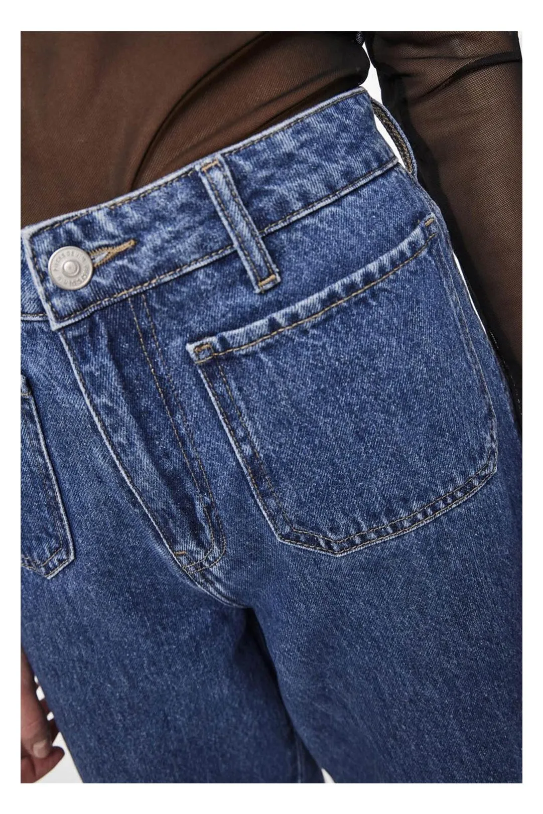 PANTALON VAQUERO WIDE PCSKY VAQUERO