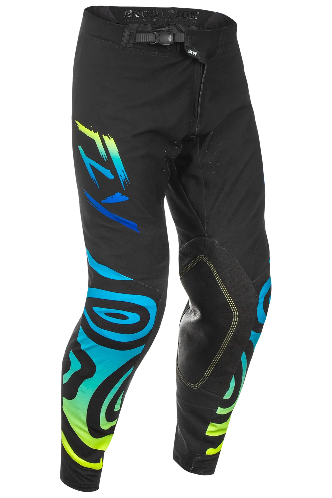 PANTALONS DE CROSS FLY RACING EVOLUTION DST ZEN SE NEGROAZULAMARILLO 