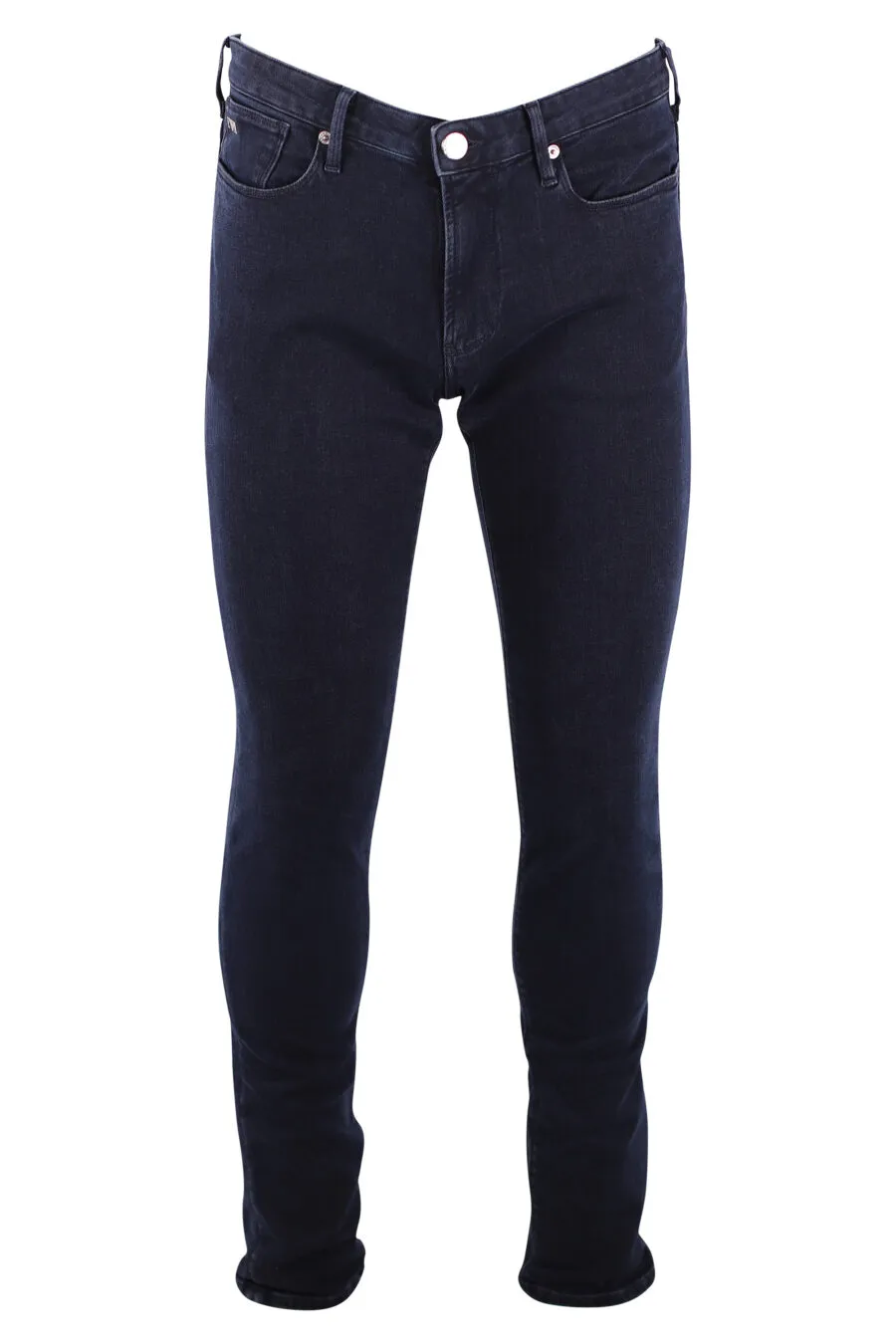 Pantalón vaquero azul oscuro con minilogo águila