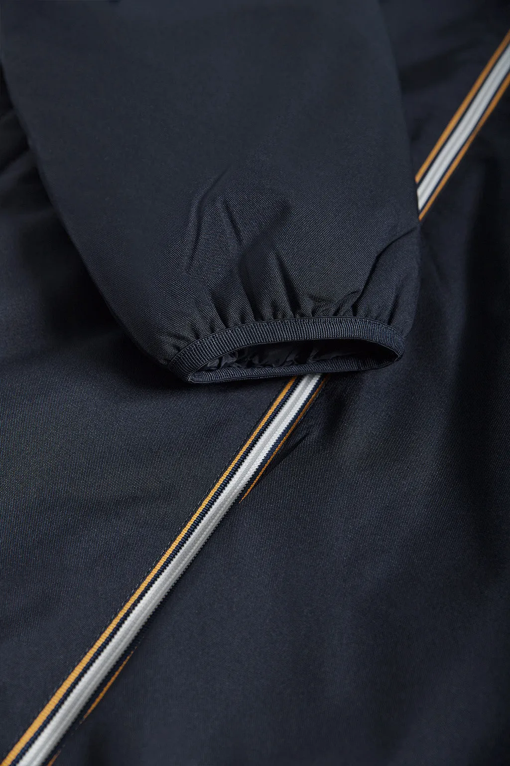 Parka técnica azul marino de nio con capucha y logo Polo Club