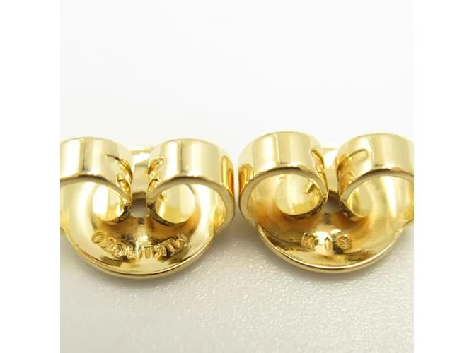 Pendientes de perlas Mikimoto en oro amarillo Blanco 
