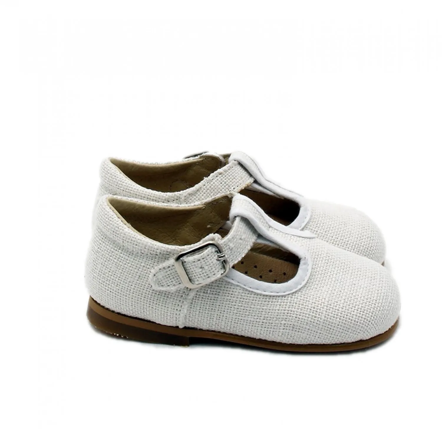 Pepito shoe for a boy in rustic linen. Special Ceremony