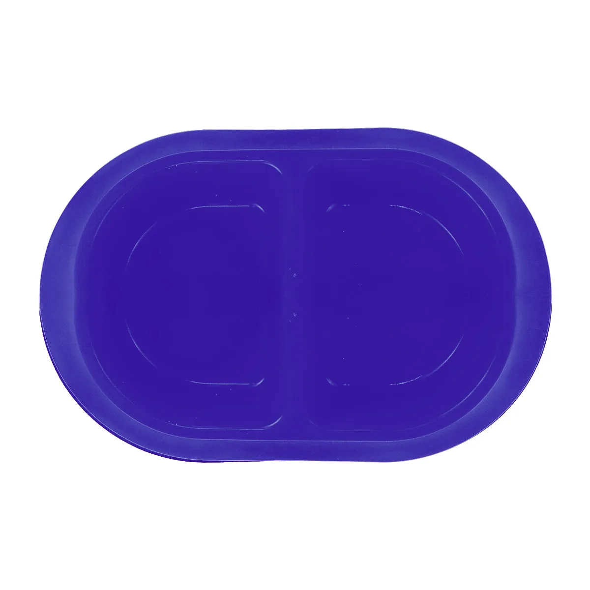 Plato Doble color Azul para Mascota