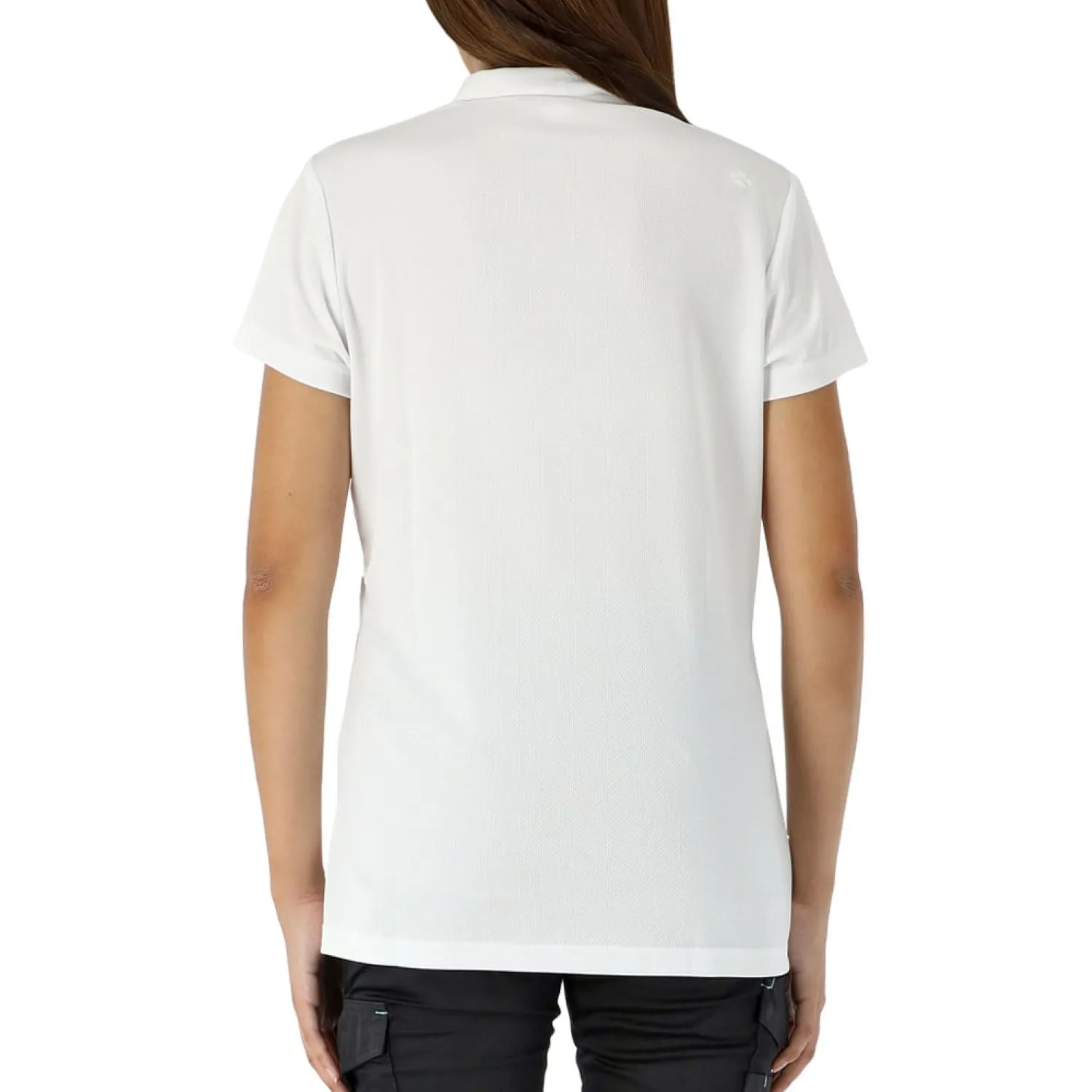 Polera Cooldry QUEBEC Manga corta  Mujer Blanco