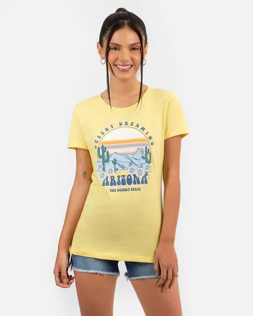Polo Mujer Harumi Amarillo Meloso